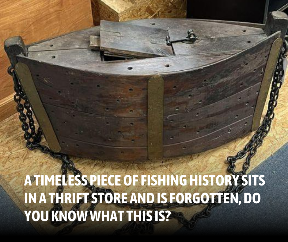 A timeless piece of fishing history sits