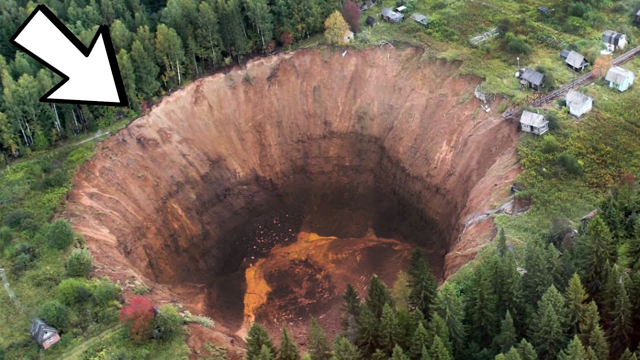 SINKHOLES Caught on Camera - YouTube