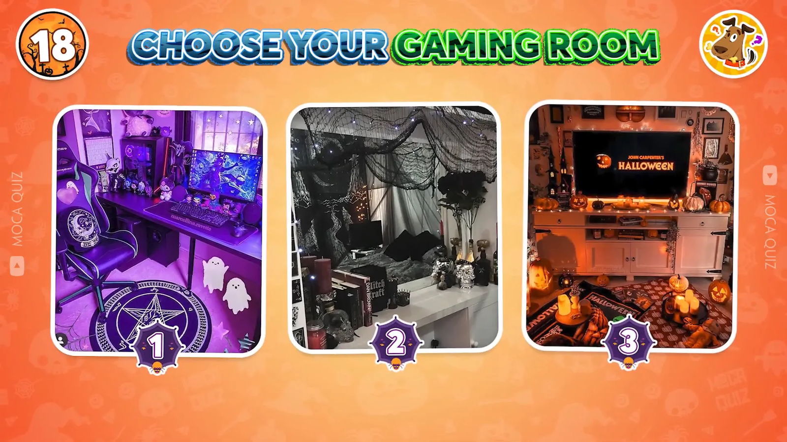 Spooky gaming room options