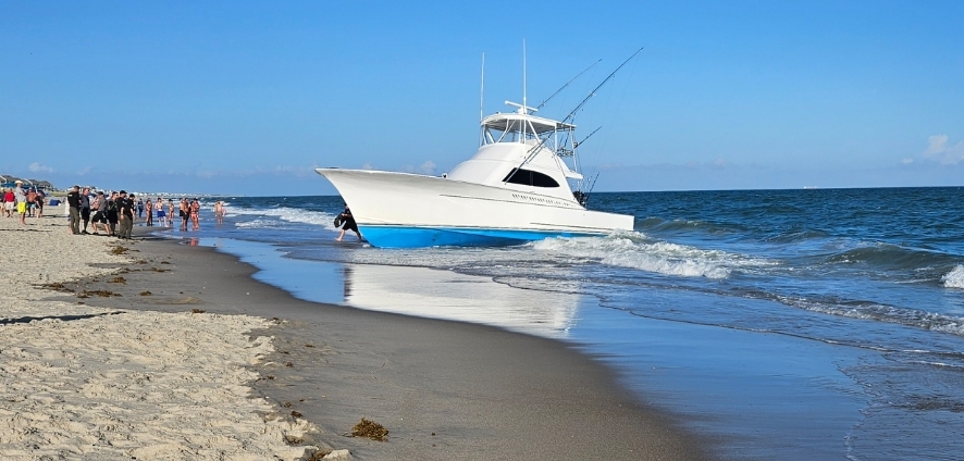 NC Wildlife: Owner of boat that ran ashore in Atlantic Beach facing charges