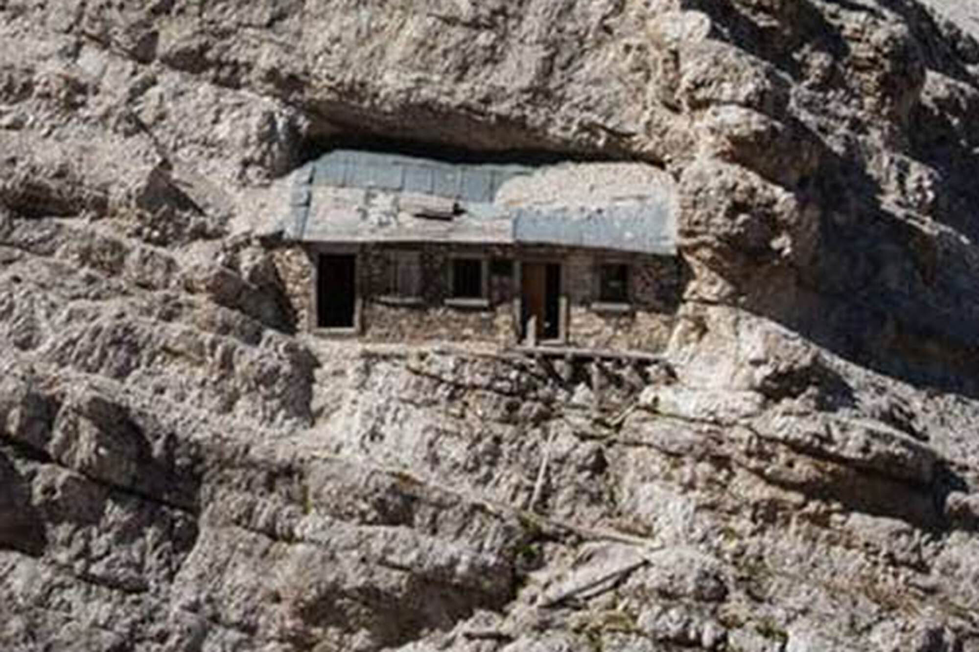 World's loneliest house built into side of remote mountain range has been  empty for 100 years