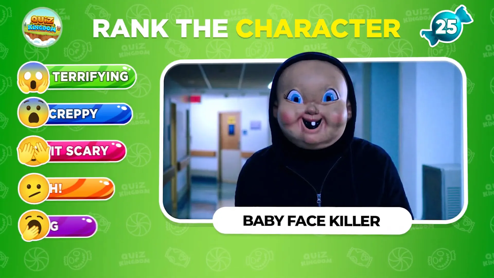 The Baby Face killer from Happy Death Day