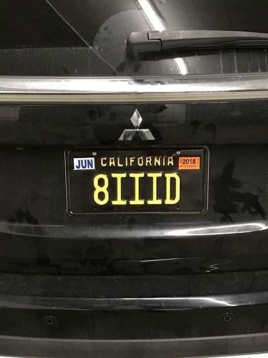 license plate