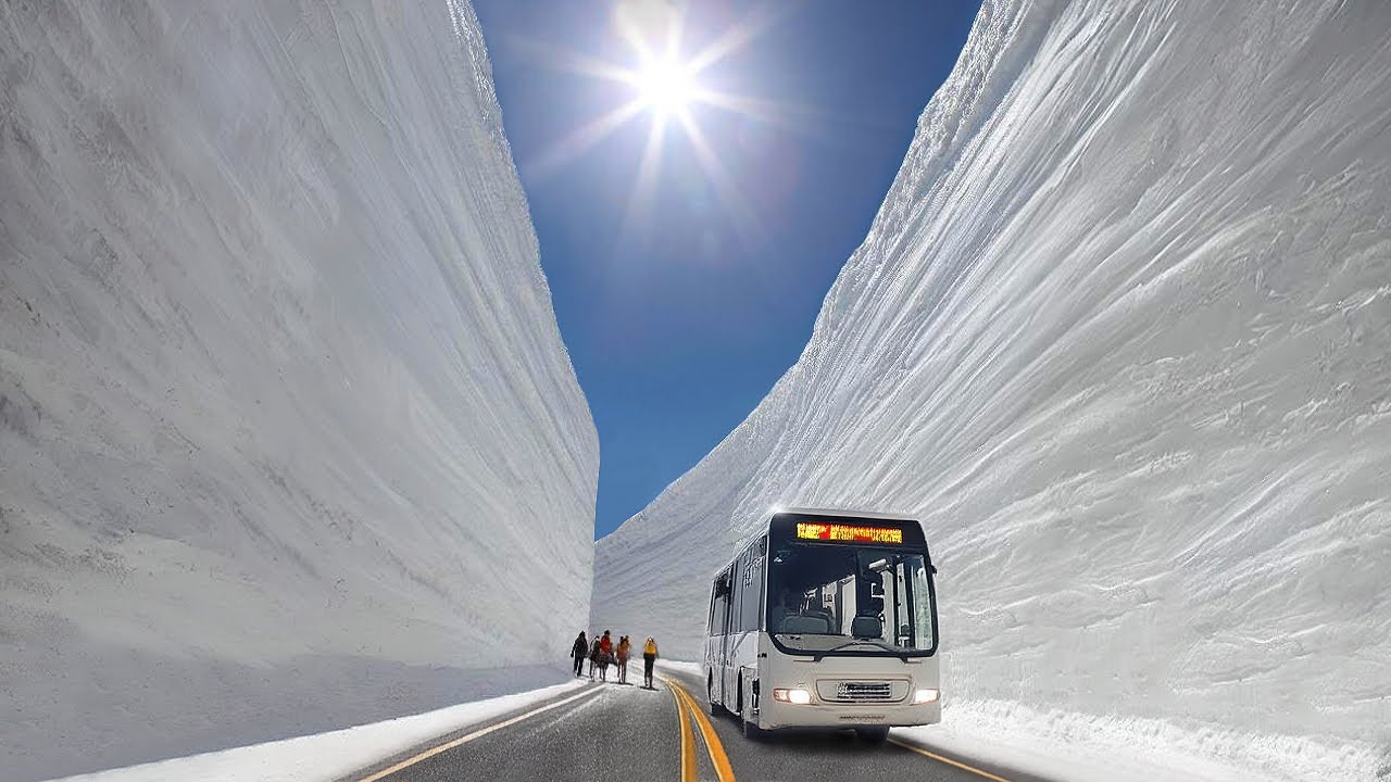 Tateyama Snow Corridor - 65 Feet High Snow Walls