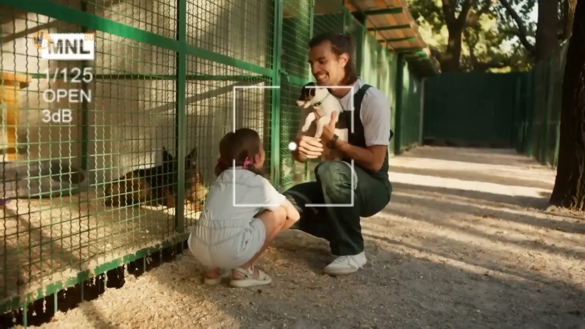 Group arriving at the wildlife shelter