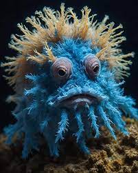 Ocean Whales - Blue Hairy Frogfish | Facebook