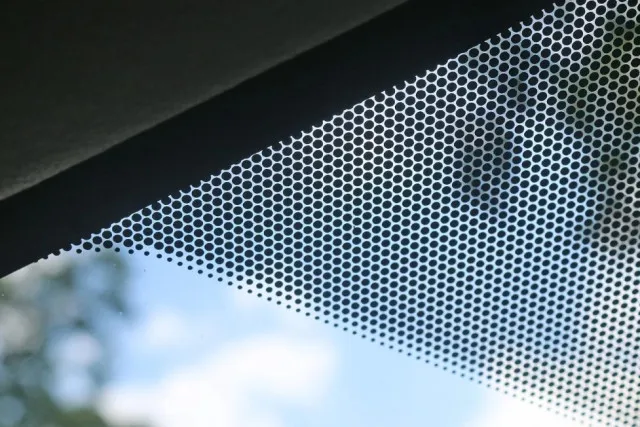 What are the black dots on car windscreens used for?