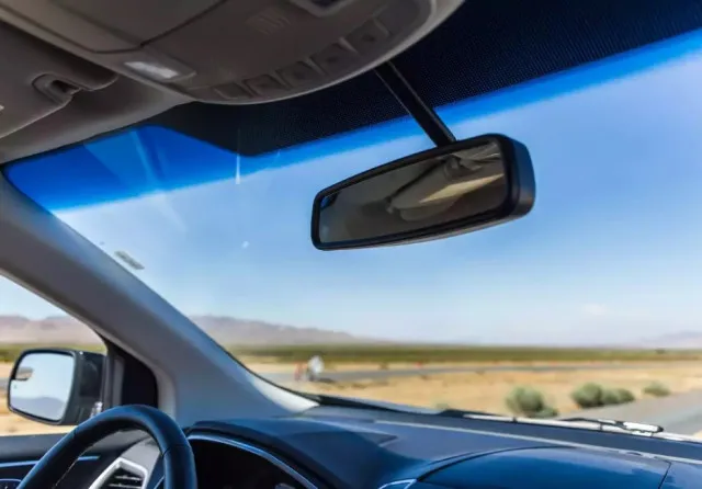 What are the black dots on car windscreens used for?